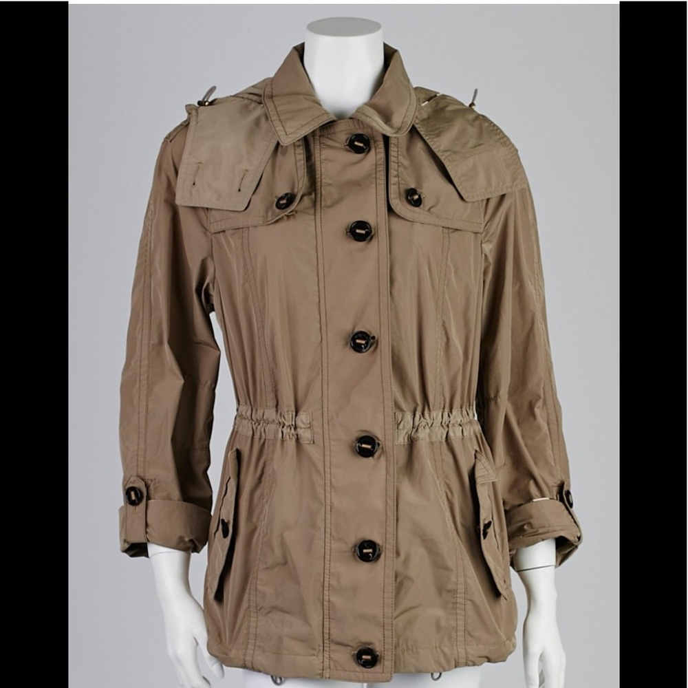 Burberry Brit Women’s Beige polyester parka jacket